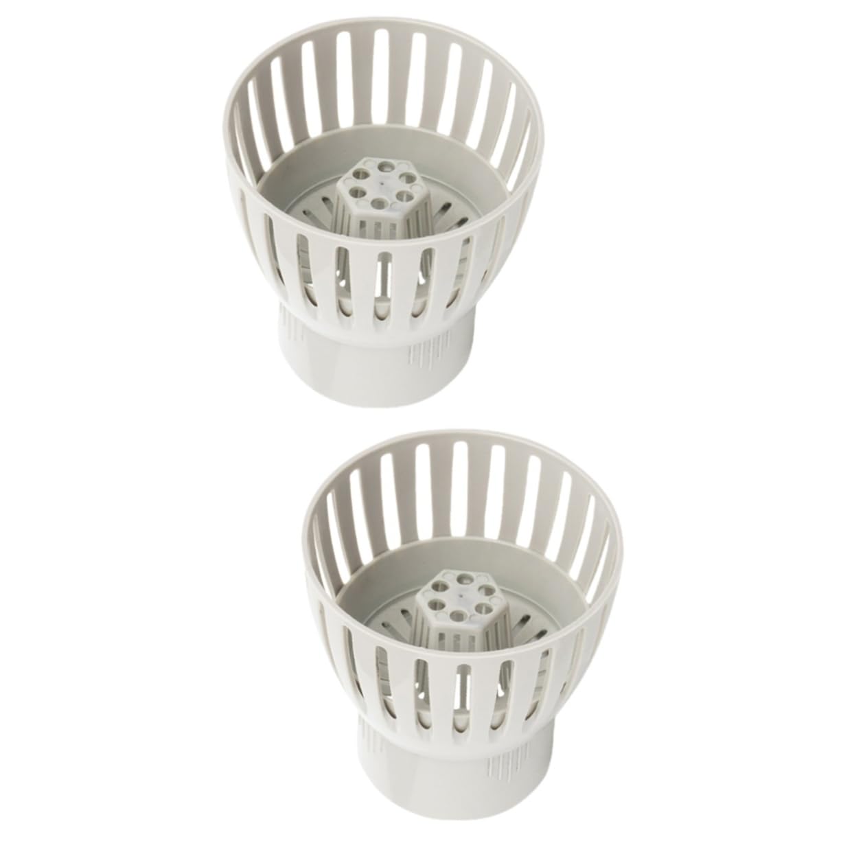 HEMOTON 2 Pièces Filtre pour Étang de Poisson Premium Accessoire de Collecte des Débris pour de Jardin Installation Verticale ou Incline et Ordures Utilisation Multifonctionnelle