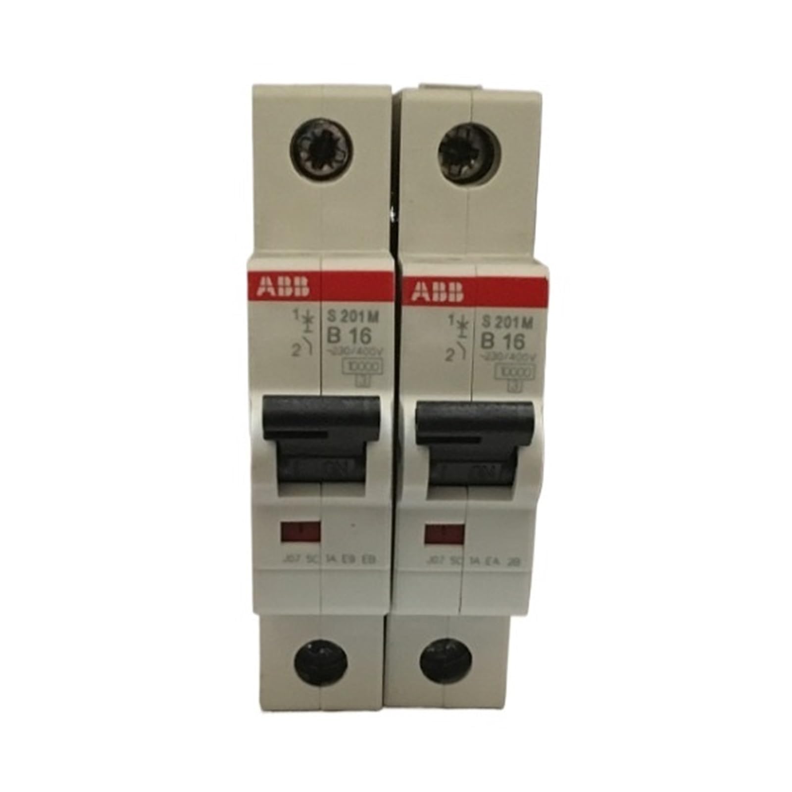 Disjoncteur miniature S200-M S202M courbe C 2 pôles 16A 32A 63A