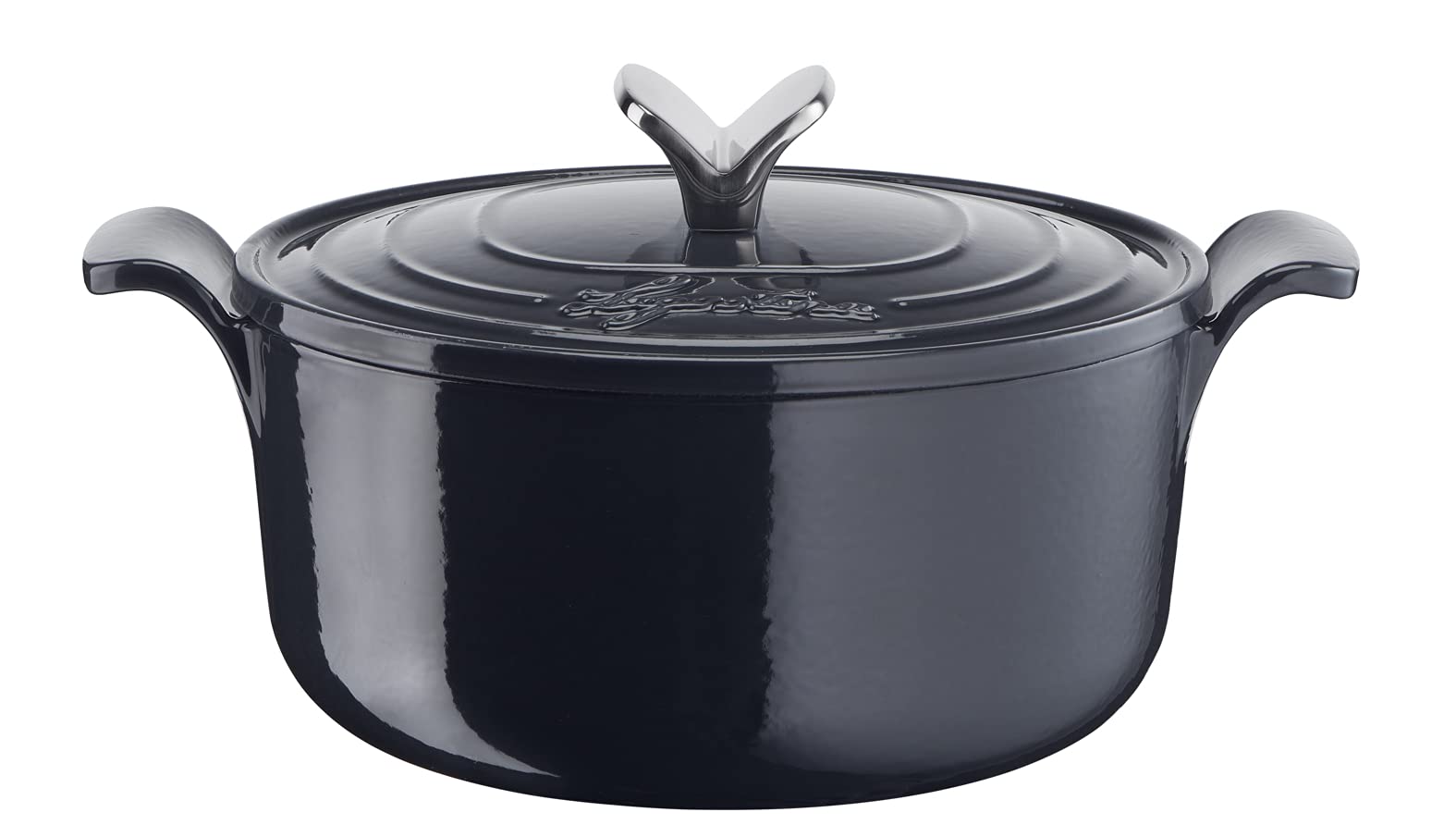 Lagostina Tradizione Cocotte in Ghisa Smaltata per Cotture Lunghe Ø 22 cm, Casseruola Induzione, Gas e Forno fino a 220 °C, Pentola per Stufare e Cucinare Lentamente con Coperchio di Condensazione