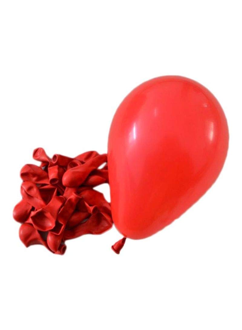 PARTY TIME - 50-Pieces Standard Red Latex Balloons (5 Inches)