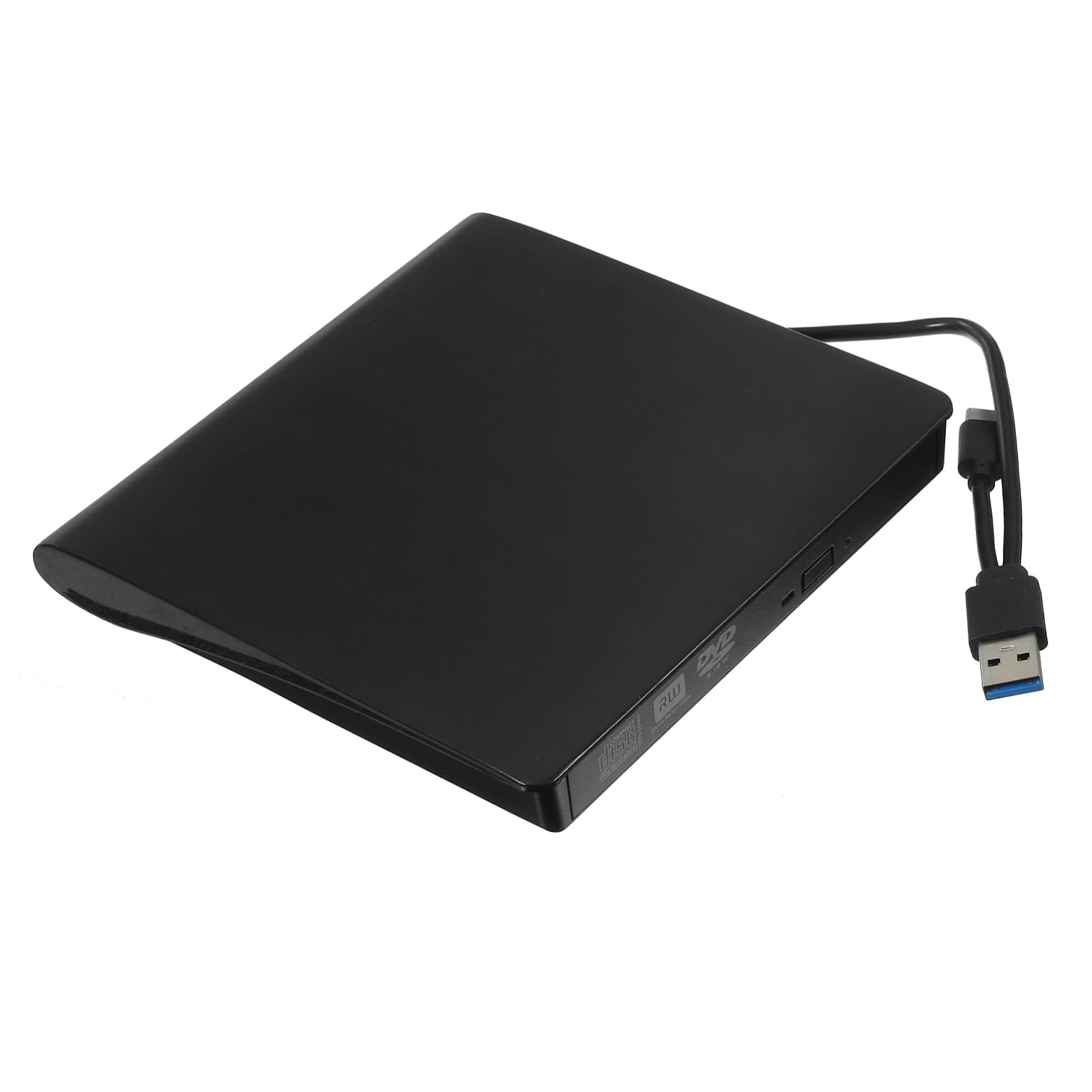 HOLIDYOYO External DVD Drive with Dual Interfaces Portable CD Burner Optical Drive for Fast Data Transmission Easy to Use Efficient Performance