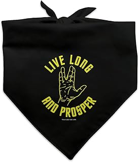 Star Trek Live Long and Prosper Dog Pet Bandana