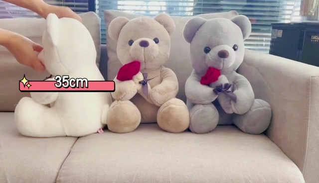 OURS PELUCHE AVEC CŒUR (Nounours love de 22 cm) Spécial Saint Valentin | CED