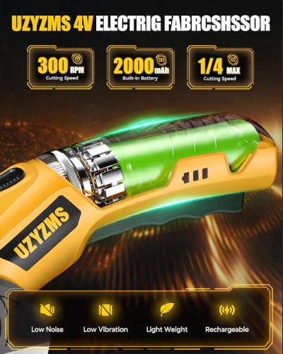 Image of Electric Scissors, Cardboard Cutter, With LED Light, High-Efficiency Brushless Motor, 2000mAh Battery, Tungsten Steel Blade, Suitable for Cloth, Cardboard, Carpet Wire Rope Cutters O-Y