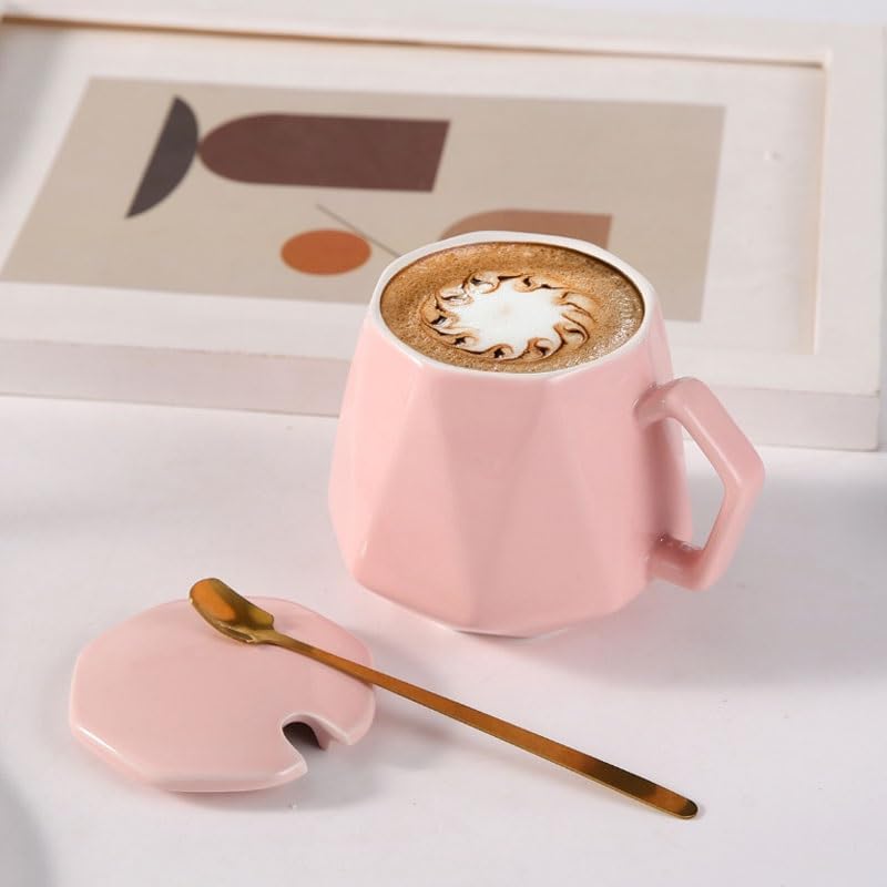 JSEIAJB Ceramic Cups Mugs Office Coffee Household Drinking Water(black-JoJo's Bizarre Adventure1)