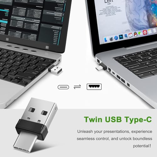 presentation clicker remote type campusb wireless presenter powerpoint clicker slide advancer control for mac windows laptop support pptkeynotegoogle slides