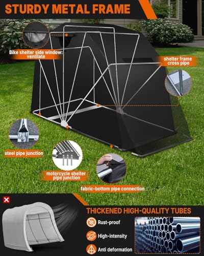 PROEZE Heavy Duty Motorcycle Shelter