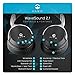 Paww WaveSound 2.1 Wireless Bluetooth 4.2 Over-The-Ear Foldable Headphones/Headset with Mic, aptX Low Latency (34 ms) Super Fast Audio for TV, PC Gaming, Wired Mode - Black