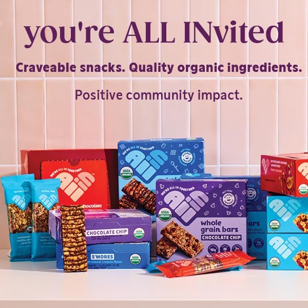 All In Snack Bars Nut & Seed Variety Pack - Madagascar Vanilla Honey Almond and Peruvian Chocolate - Gluten Free - Organic - Non-GMO (12 Pack)