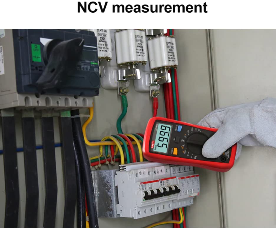 UNI-T UT133A UT133B Digital Multimeter Professional Tester AC DC Voltage Meter Ammeter Capacimeter Electrical Instruments(UT133B)