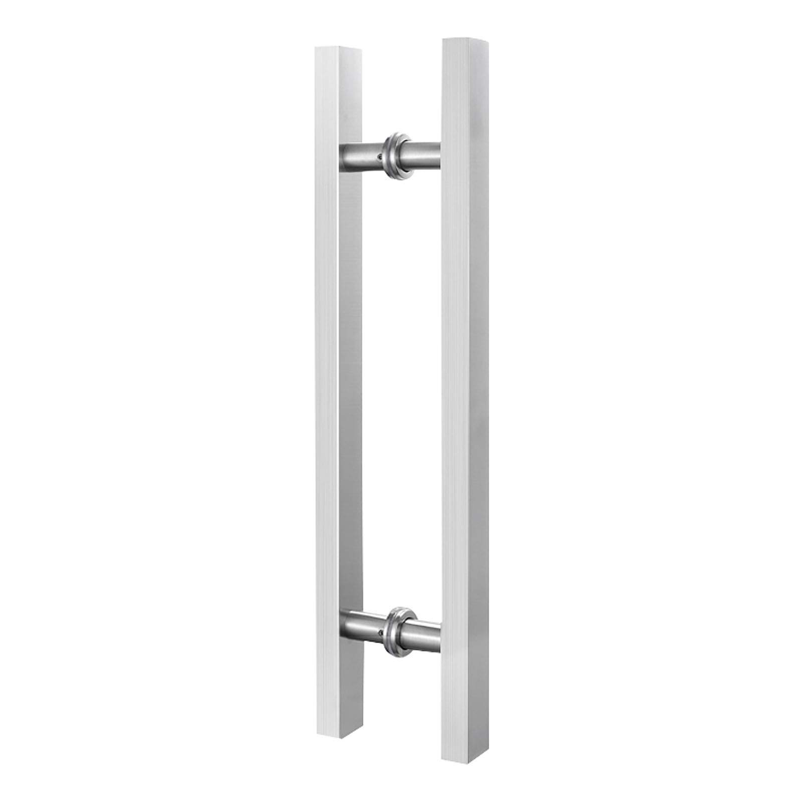 BHGFYXBS Sliding Barn Door Handle Push Pull Rod For Kitchen/Shower/Garage Door Brushed Stainless Steel Silver 80Cm,Silver-600 * 400Mm,Silver-600 * 400mm
