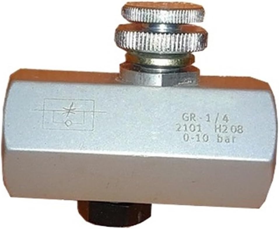 GR-1/4 2101 Metal Tube Installation One-Way Throttle Valve