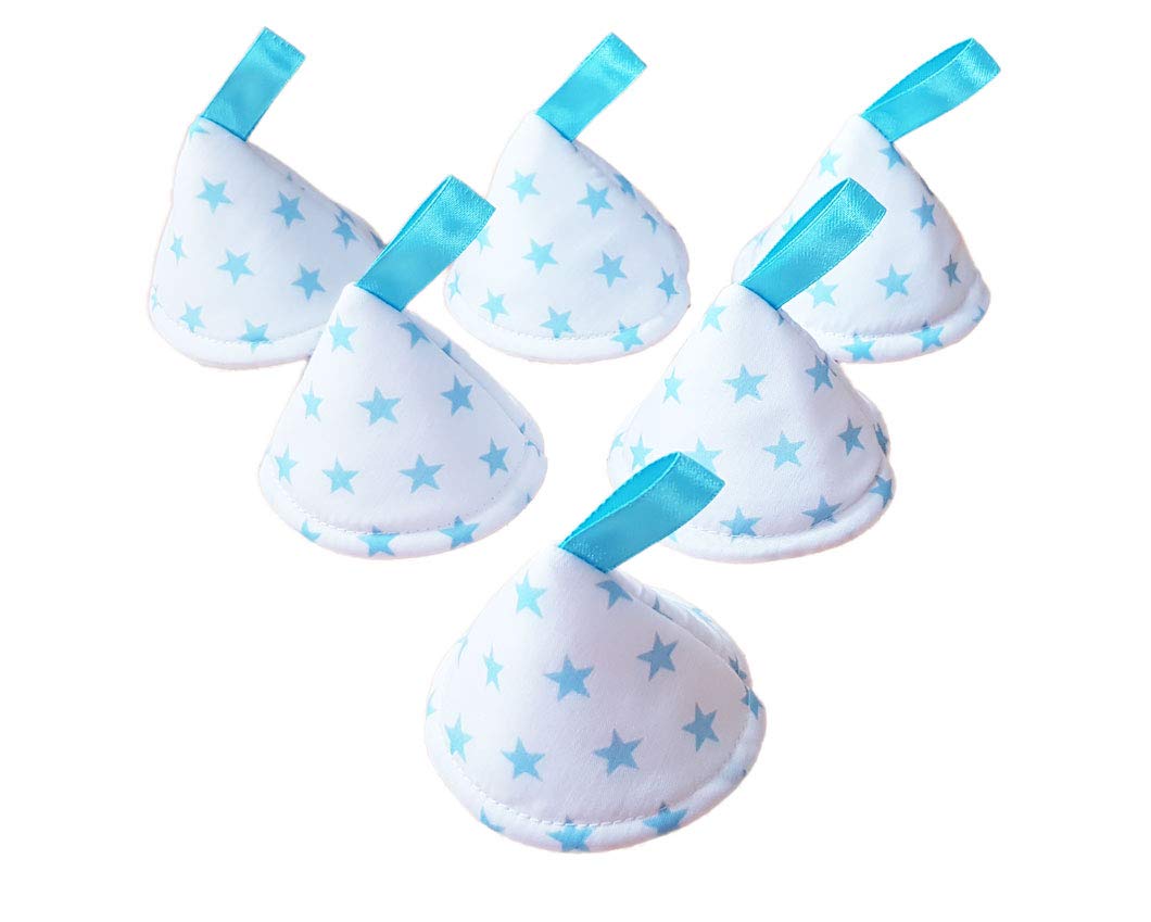 Mini Stars Pee Pee Wee Teepees & Gift Bag. Newborn Gift. Sprinkling Wigwam. Baby Shower (Set of 6)