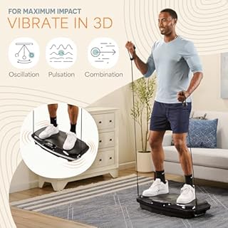 LifePro Turbo 3D Vibration Plate Exercise Machine for Home, Dual Motor Oscillation & Pulsation, Whole Body Workout Equipment