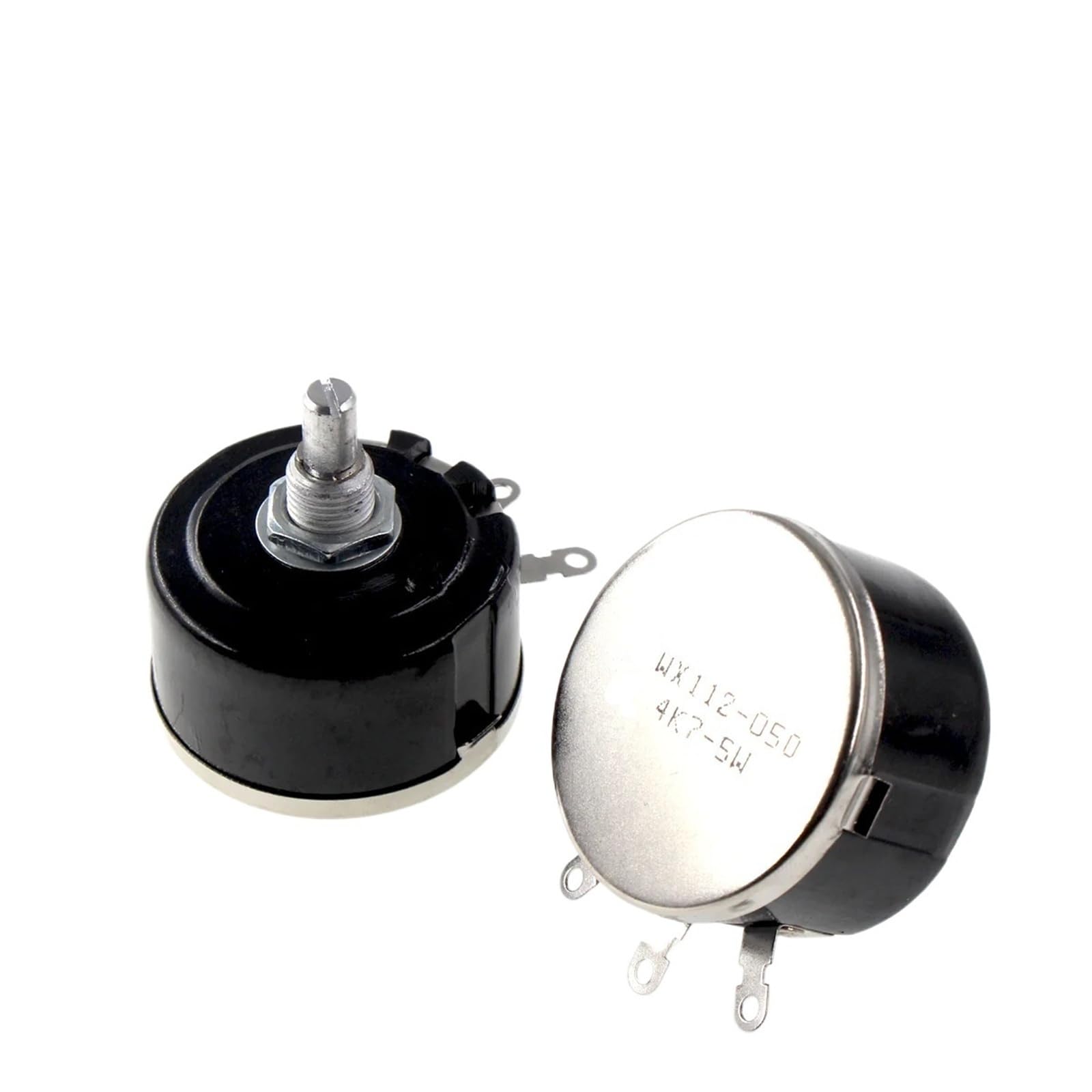 Lot de 5 potentiomètres bobinés à un seul cercle WX112 WX050 5 W, 100 R, 220 R, 330 R, 470 R, 1 K, 2 K, 3 K, 4 K, 7 K, 5 K, 6 K, 6 K, 8 K, 10 K, 22 K, 33 K, 47 K ohms WX050(10K Ohm)