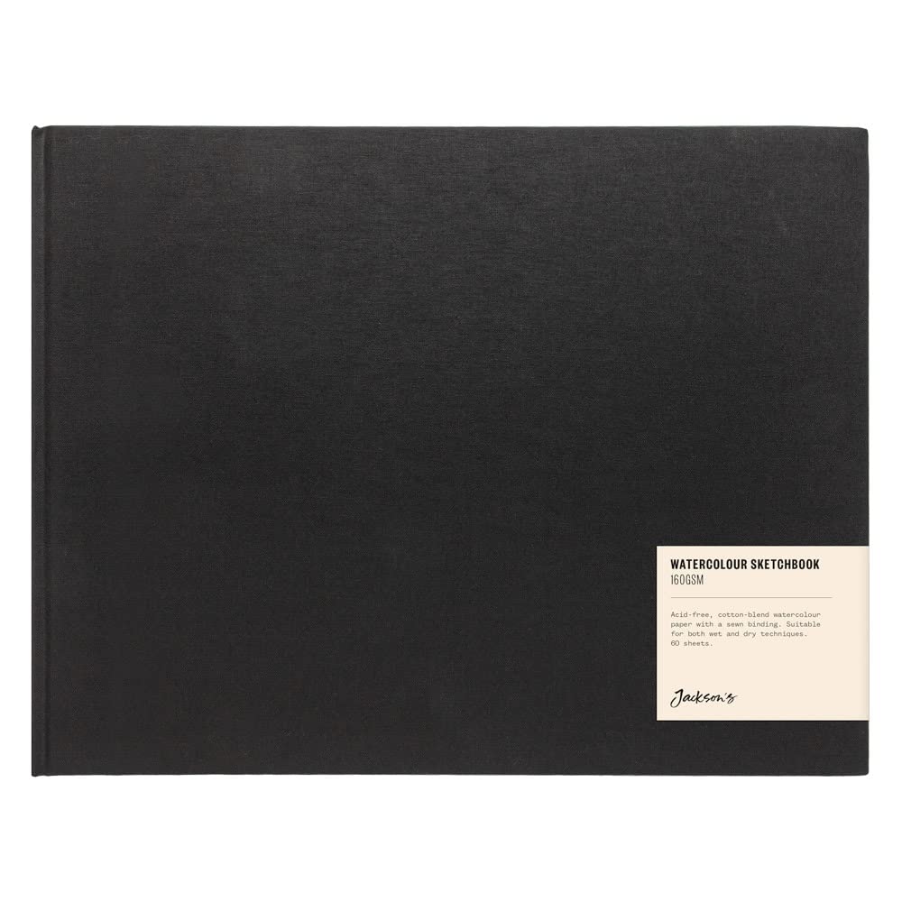 Jackson's : Carnet de croquis aquarelle : 160 g/m² : 60 feuilles : 30 x 24 cm : paysage