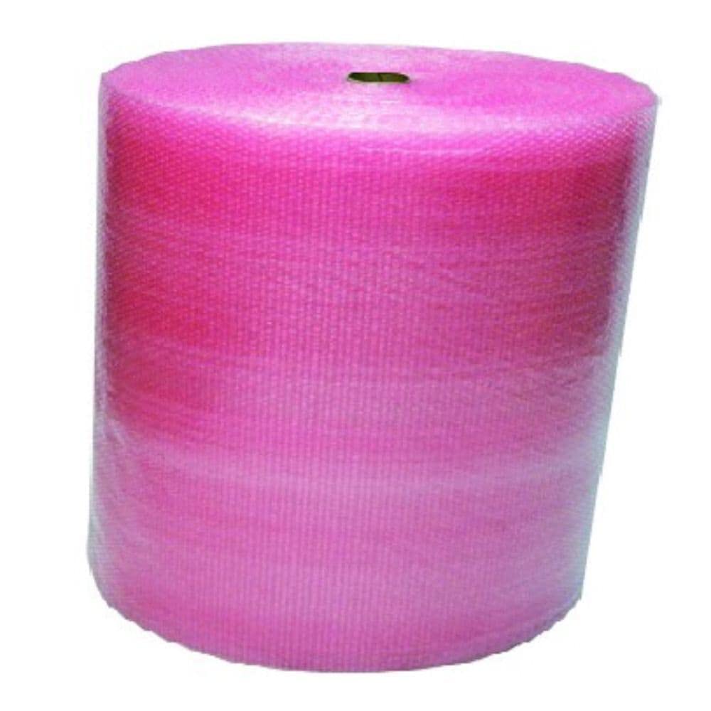 Diamond Packaging 1 x Roll - Antistatic Pink Bubble Wrap Size : Wide 30" 750mm x 100m.