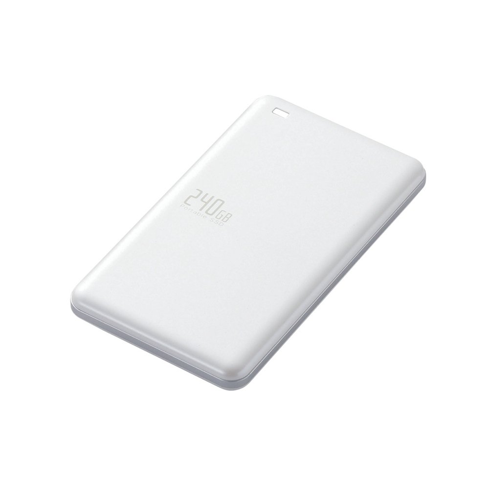 Amazon | エレコム 外付けSSD 240GB USB3.0 TLC 小型 軽量 名刺