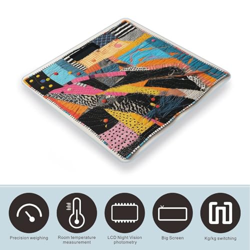 Balanza digital para baño de vidrio templado con pantalla LED miniatura 3