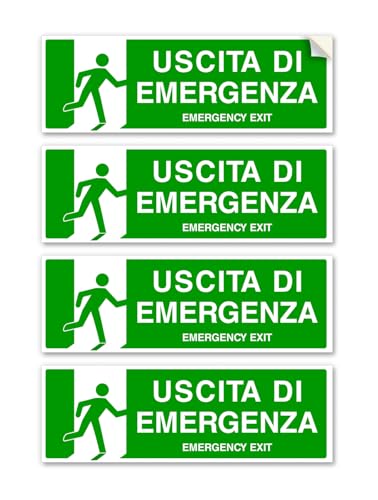 Cartello Scala Antincendio - A - PVC Adesivo 120x120 Mm - Foto 11