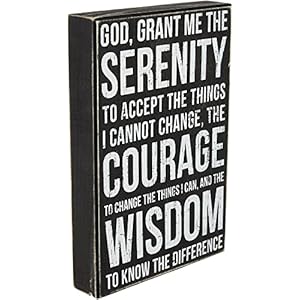 Primitives By Kathy Serenity Prayer Box Sign