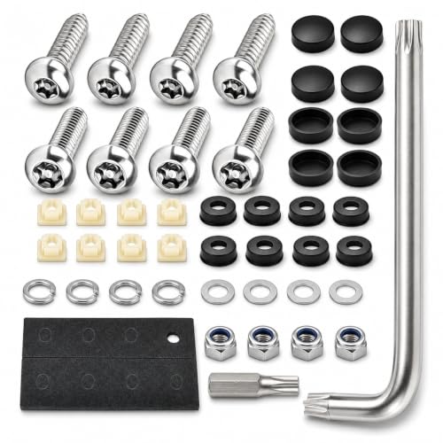 tornillos para placas de carro marca BSMKD
