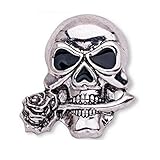 Die Schädel-Broschen sind ein tolles Geschenk für Halloween-Kostüme, Cosplay etc.