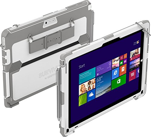 Griffin GFB-004-WHT Survivor Military Protective Case for Microsoft Surface Pro 4/Pro 2017/Pro 6