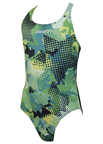 Maillot une pièce vert militaire Jaked Kids Teknocamou de haute qualité