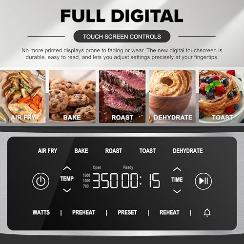 Large Capacity Air Fryer Toaster Oven