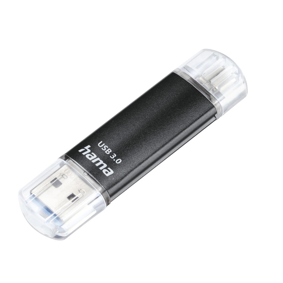 "Laeta Twin" USB Flash Drive, USB 3.0, 128GB, 40MB/s, black