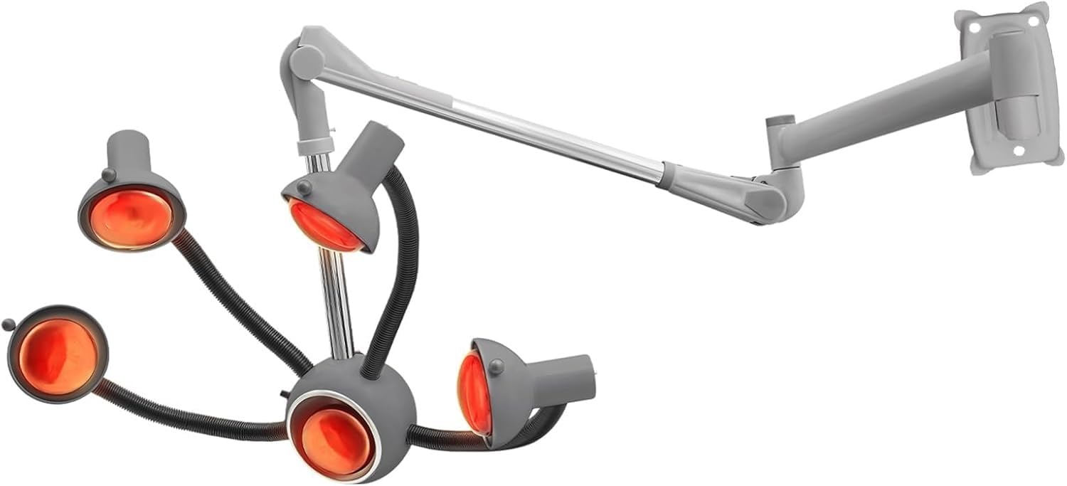 5 Heads Wall Mount Infrared Hair Dryer Multifunctional Salon Hair Color Processor Accelerator Heater Lamp Hairdresser Salon Barber