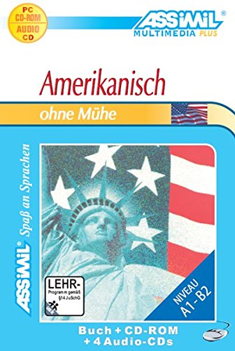 Preisvergleich Produktbild Amerikanisch ohne Mühe. Multimedia-PLUS. Lehrbuch + 4 Audio CDs + CD-ROM