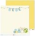 Anita y Su Mundo Collection Papier pour scrapbooking Motif bébé Bleu 30,5 x 30,5 cm