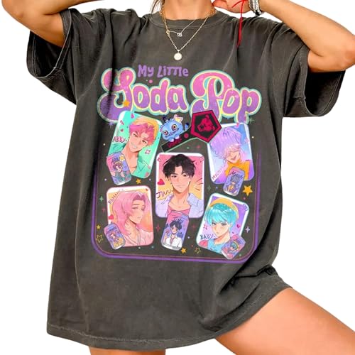 Soda Pop Comfort Colors Shirt – Saja Boys Inspired Movie Tee, Retro Graphic Apparel, Vintage Washed Unisex T-Shirt Multi