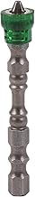 BQLZR Destornillador magnético de acero con vástago hexagonal de 65 mm de longitud, color verde
