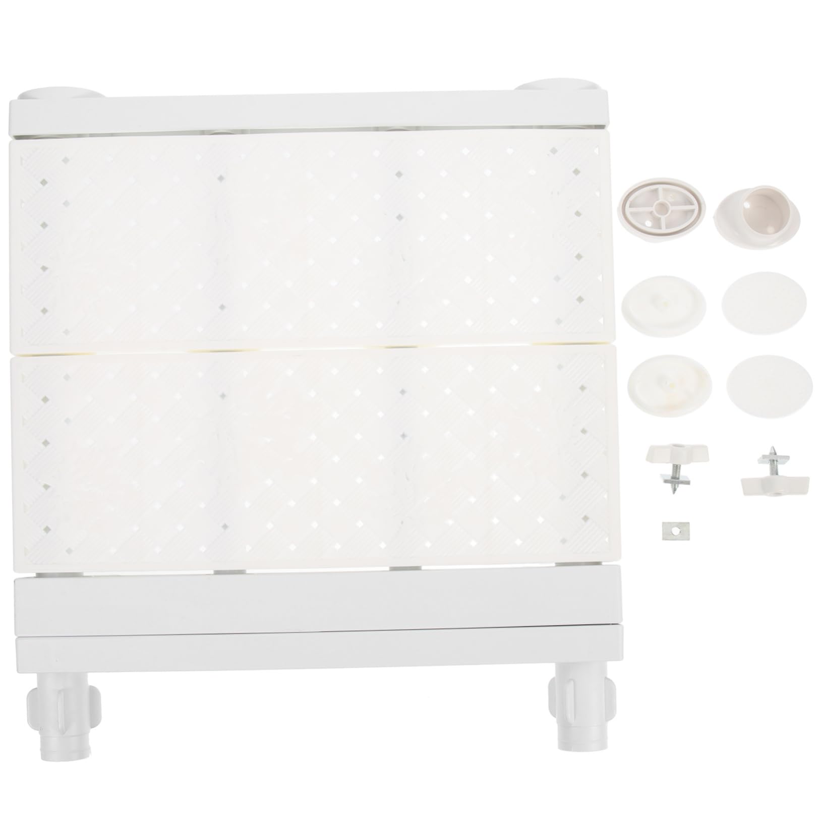 DECHOUS Telescopic Shelf Display Strong Support Rack No Screw Needed Easy Wall Mount Storage Rack