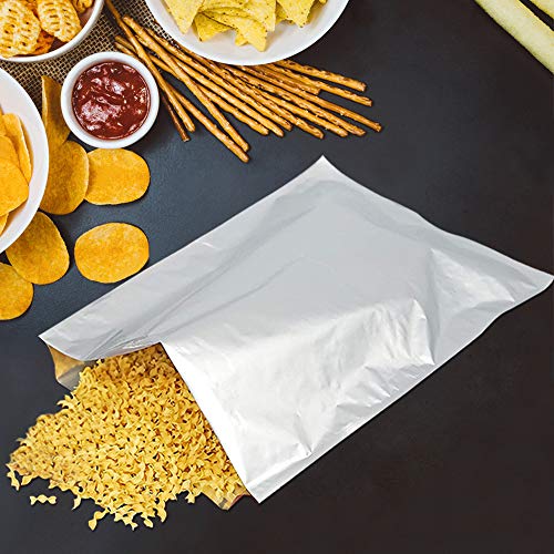 10 Pack Large Mylar Bags,Gallon recloseable Bag for Long Term Emergency Food Storage, Self Sealing Storage Supplies 24''*19''