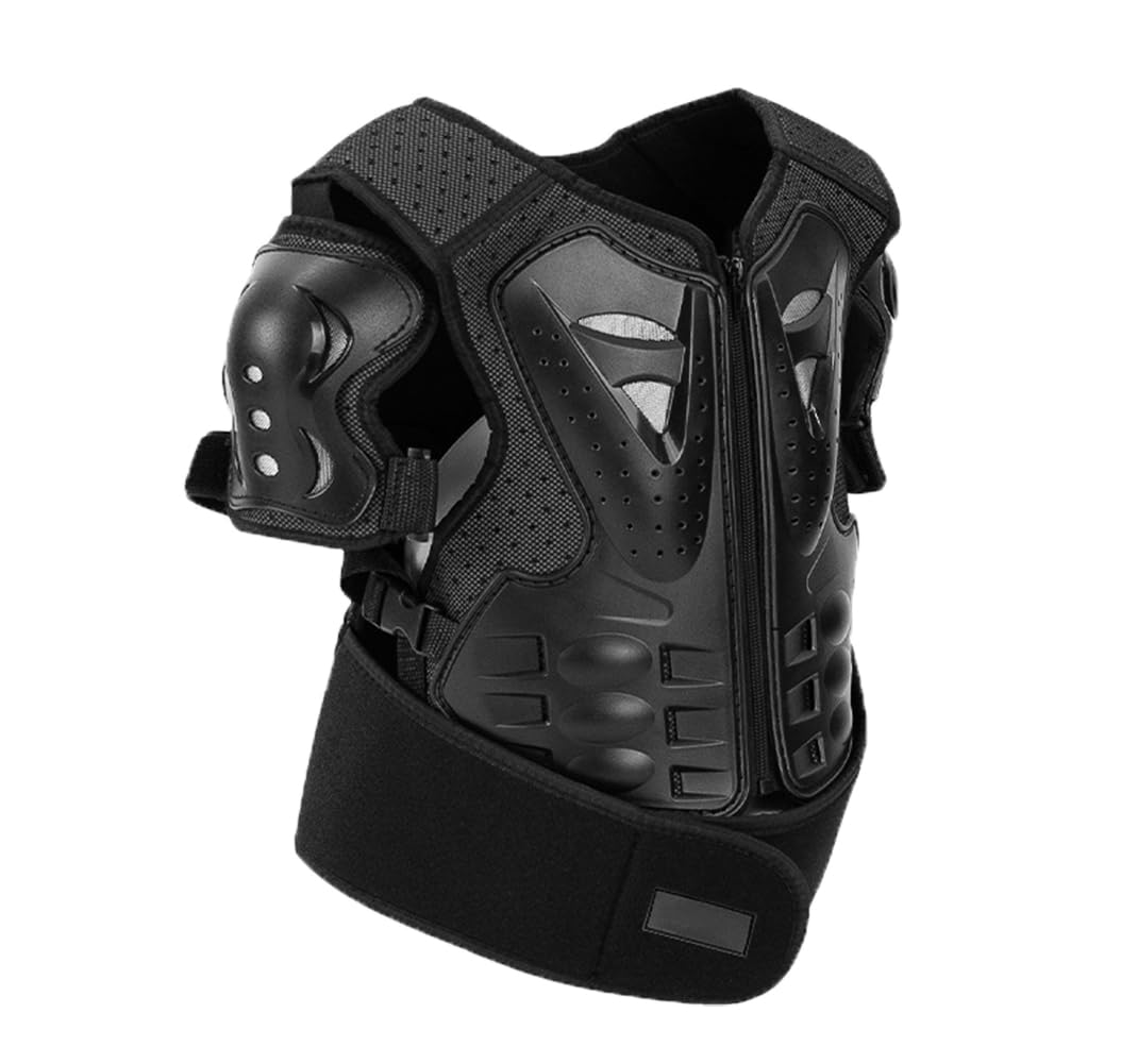 Lot de 5 protections de corps de moto pour enfants de 5 à 13 ans, gilet de protection pour motocross, genouillères, coudières, armures de moto, équipement de protection pour enfants