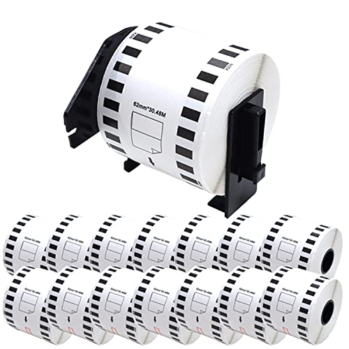 �u���U�[�p �s�[�^�b�` DK�e�[�v (���M��) DK-2205 �݊��i ���ڎ��e�[�v(��) �� 62mm×30.48m 15�Z�b�g�{�z���_�[1��