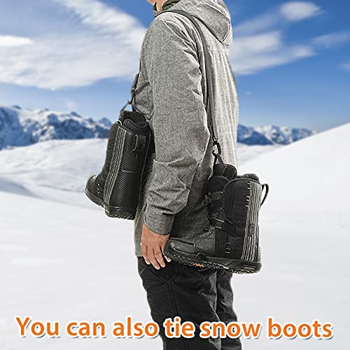 iTGOOS Tracolla per Sci Portatile Regolabile Sci Spalla Sferza Cinghia Cinghia Da Sci In Nylon Cinghia Per Sci Da Snowboard Cinghie Porta Sci per Snowboard Sci, Racchette da Sci e Scarponi da Sci - Image 6