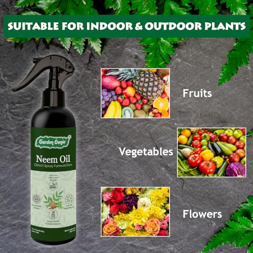Image of Garden Genie Ready to Use Neem Oil Spray for Plants Home Garden, 500ml