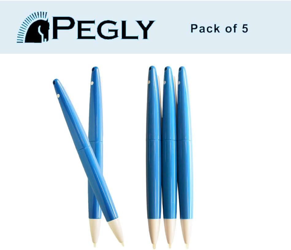 Miniatura 4 de PEGLY Universal Touch Stylus Big Pen para Nintendo DSi XL LL Color Azul y Blanco Paquete 5 Piezas