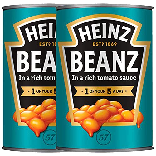 Image of Heinz Beanz Baked Beans in Rich Tomato Sauce (Pack of 2), 415g