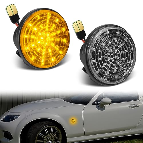 NA6 NA8 ロードスター ＰＲＯＮＴＲＹサイドマーカーランプ Amazon.co.jp: R-Field LED サイドマーカー スモークレンズ 点滅