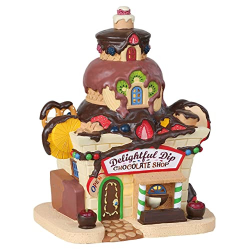 Lemax Christmas Delightful Dip Chocolate Shop #85382