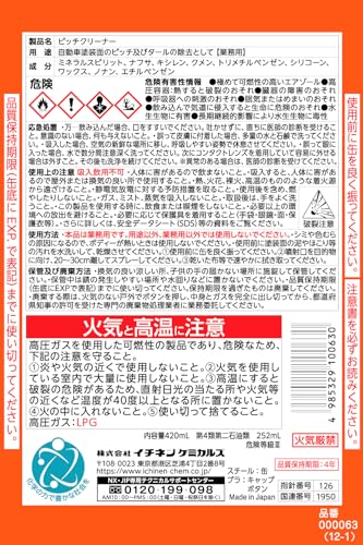 イチネンケミカルズ 車用ピッチクリーナー NX63