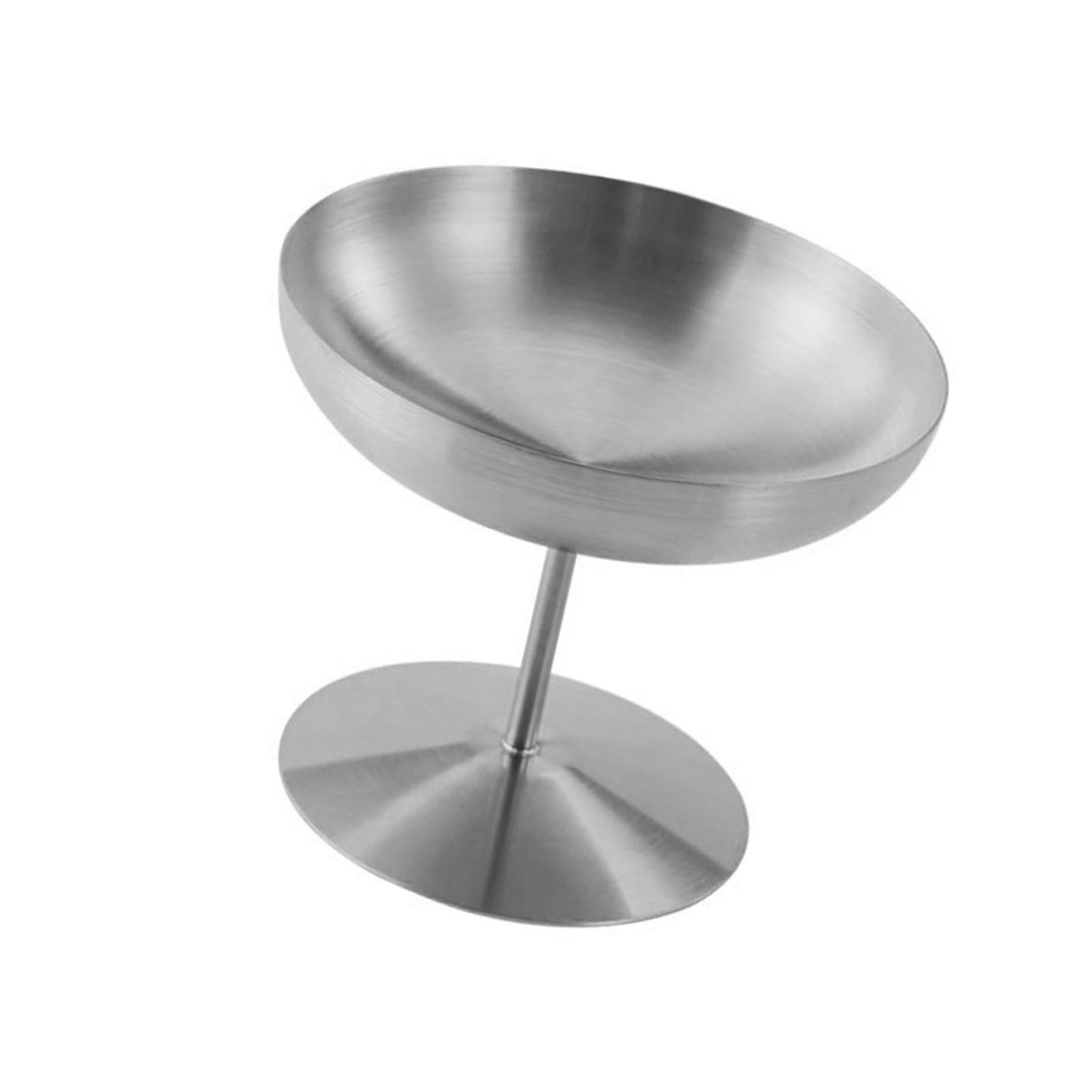 Xjdzineq Decorative Footed Stainless Steel Bowls Snacks Dishes Footed Tableware Bowls for Entertaining Guests Elegant Cocktails Dessert Cups