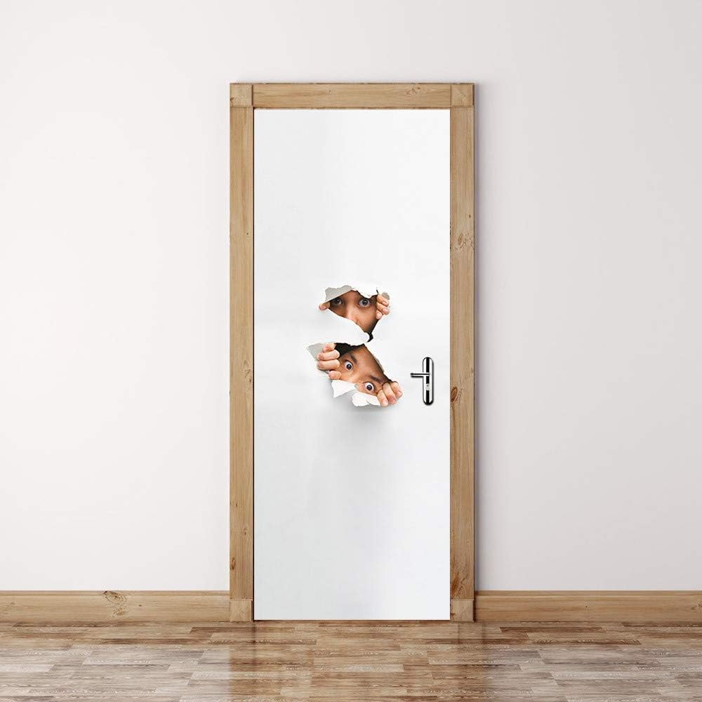 Adesivo Murale 3D Per Porta, Peonia Dorata, 90 X 210 Cm, Decalcomania Autoadesiva, Ecologica, Per Camera Ragazzi E Ragazze - 3