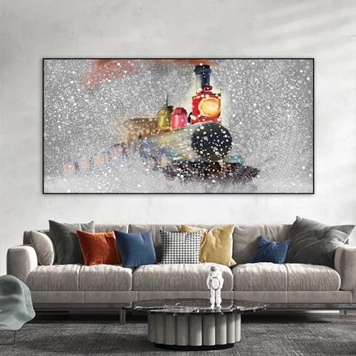 Toile pour salon grand format pour habiller un grand mur vide